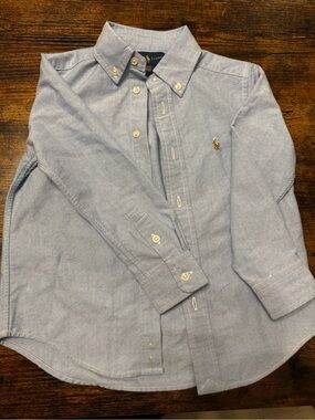 Ralph Lauren Light Blue Button-Down Oxford Shirt